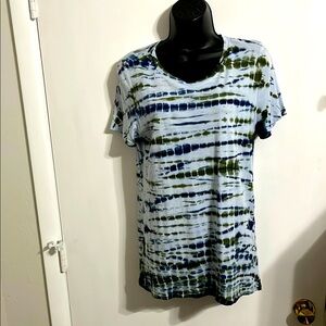 Treasure bond woman’s tie dye tee top